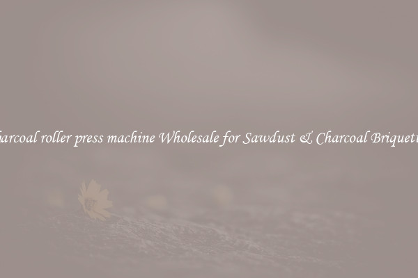  charcoal roller press machine Wholesale for Sawdust & Charcoal Briquettes 