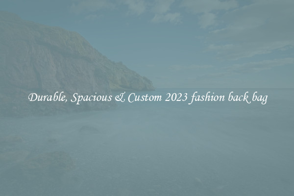Durable, Spacious & Custom 2023 fashion back bag