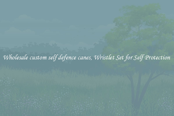 Wholesale custom self defence canes, Wristlet Set for Self Protection 