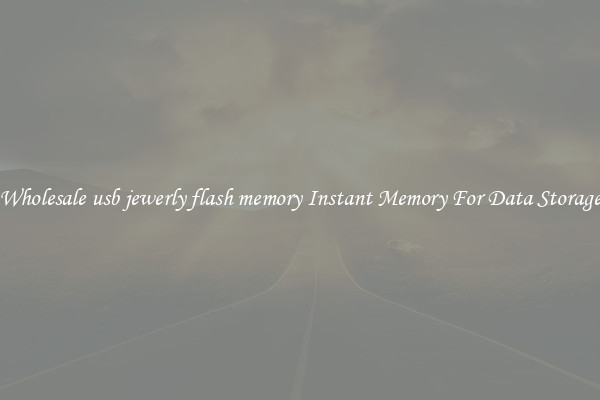 Wholesale usb jewerly flash memory Instant Memory For Data Storage