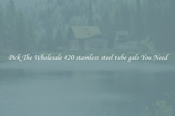 Pick The Wholesale 420 stainless steel tube gals You Need