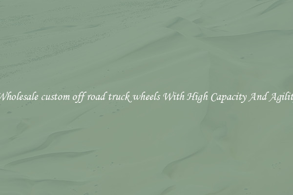 Wholesale custom off road truck wheels With High Capacity And Agility