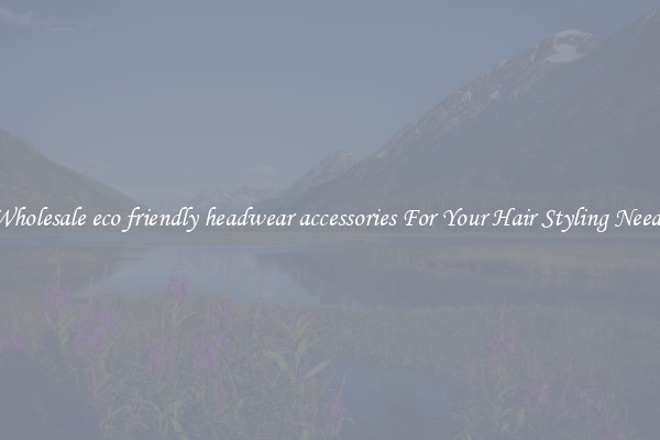 Wholesale eco friendly headwear accessories For Your Hair Styling Needs