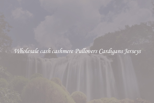 Wholesale cash cashmere Pullovers Cardigans Jerseys