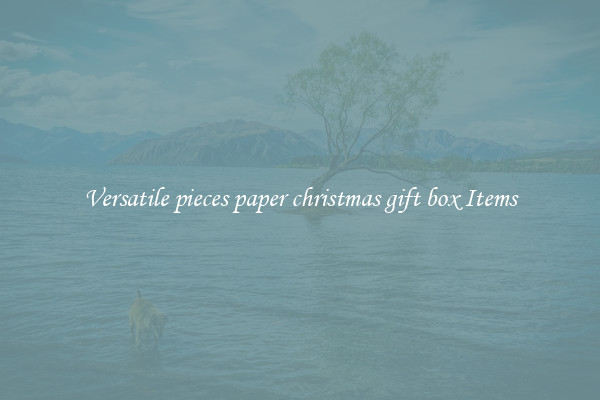 Versatile pieces paper christmas gift box Items