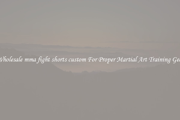 Wholesale mma fight shorts custom For Proper Martial Art Training Gear