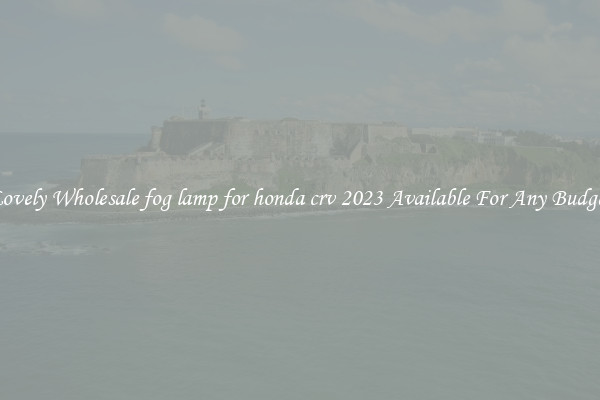 Lovely Wholesale fog lamp for honda crv 2023 Available For Any Budget